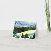 God jul, Zweedse kerst Kaart (Voorkant)