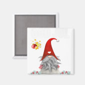 God jul zweedse kerst " zweden tomte gnome magneet (Voorkant / Achterkant)