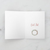 God jul, Zweedse kerstkaart Feestdagen Kaart (Binnen)