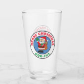 God jul Zweedse kerstkerstkerstkerstkerstkerstkers Glas (Achterkant)