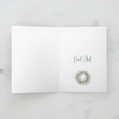 God jul, Zweedse kerstman Feestdagen Kaart (Binnen)