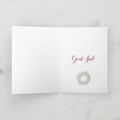 God jul, Zweedse kerstman Feestdagen Kaart (Binnen)