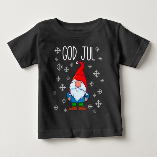 God jul, Zweedse Tomte Gnome, Scandinavische Merry (Voorkant)