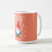 God jul, Zweedse Tomte Gnome, Scandinavische Merry Koffiemok (Voorkant rechts)