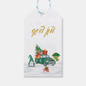 God juul Swedish Gnomen Gift Labels Cadeaulabel (Voorkant)