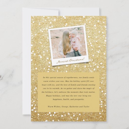 God juul Swedish Merry Kerststijllish Typografie (Achterkant)