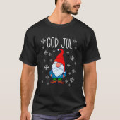 God juul Swedish Tomte Gnome Scandinavian Merry T-shirt (Voorkant)