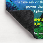 GOD KAN Ephesianen 3:20 Christelijk Muismat (Hoek)