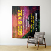 GOD KAN Ephesians 3:20 Kerk zijn Wandkleed (In situ)