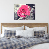 God kan gebroken stukken in sterstukken veranderen canvas afdruk (Insitu (Slaapkamer))