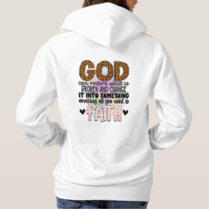 God kan herstellen - dochter van de koning hoodie
