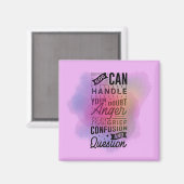 God kan uw twijfel gebruiken citeert Waterverf Magneet (Voorkant / Achterkant)