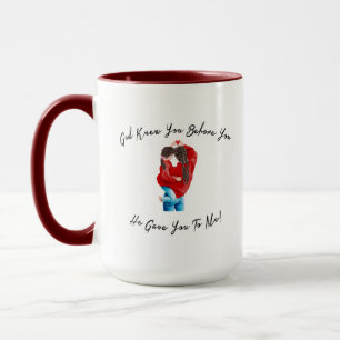 God kende je voordat hij je mok ontwerp gaf.