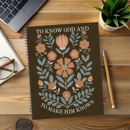 God kennen en Hem bekend maken Notitieboek