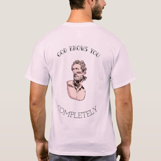 GOD KENT JE VOLLEDIG T-SHIRT (Achterkant)