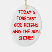 GOD KERAMISCH ORNAMENT (Rechts)