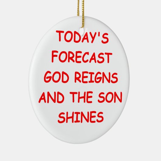 GOD KERAMISCH ORNAMENT (Rechts)