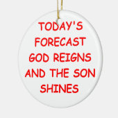 GOD KERAMISCH ORNAMENT (Links)