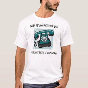 God kijkt naar ons, maar George Struik... T-shirt