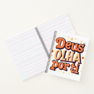 God kijkt over je notitieboek