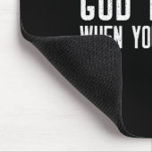 God Knows When You Don't Tip - Funny Waitress Gift Muismat (Hoek)