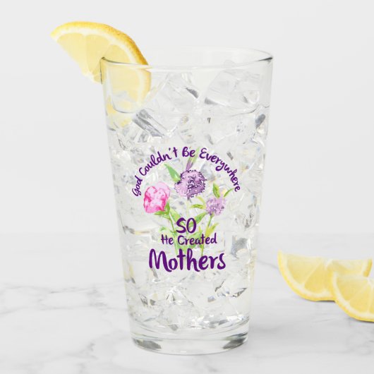 God kon niet overal zijn, dus hij Creëer moeders Glas (Voorkant ijs)