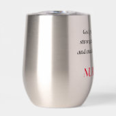 God koos de sterkste mensen... Waterfles (Voorkant)