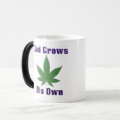 God kweekt zijn eigen wiet grappig magische mok (Voorkant links)