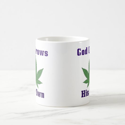 God kweekt zijn eigen wiet grappig magische mok (Center)