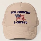 God, Land & Crypto-Pet Trucker Pet (Voorkant)