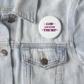 GOD LAND TRUMP RONDE BUTTON 5,7 CM (In situ)