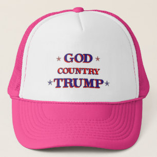 GOD LAND TRUMP TRUCKER PET