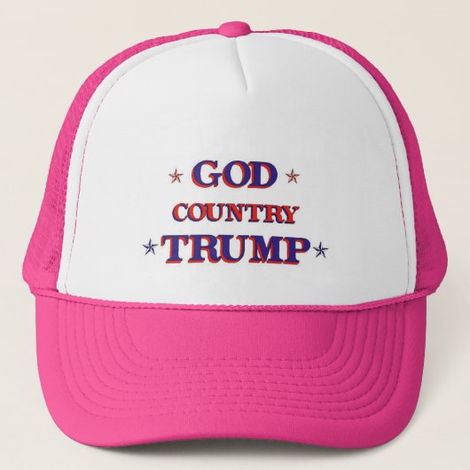 GOD LAND TRUMP TRUCKER PET (Voorkant)