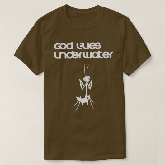 God leeft onder water 1 t-shirt (Design voorkant)