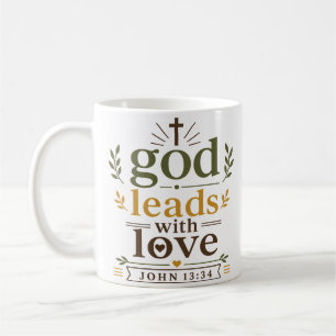 God Leidt Met Liefde Inspirerende Bijbeltekst Quot Koffiemok