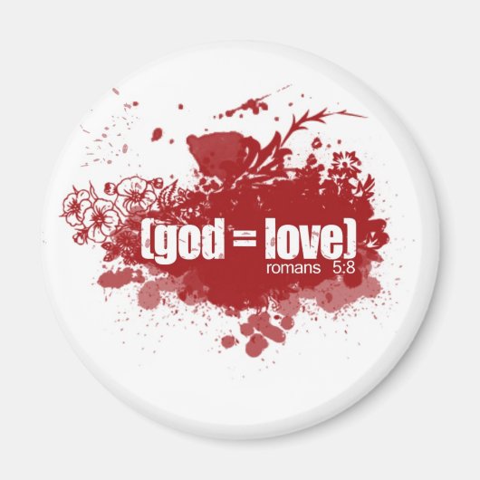 GOD = LIEFDE magneet (Voorkant)