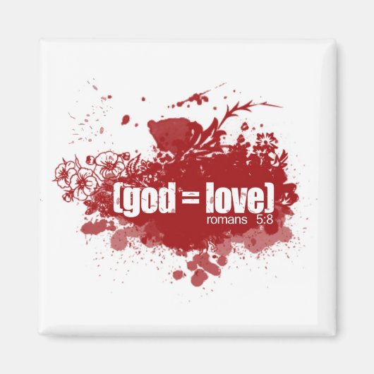 GOD = LIEFDE MAGNEET (Voorkant)