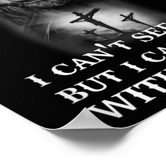 God Like Oxygen I Can't Live Without Him Christian Poster (Hoek)