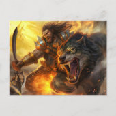 God Loki unchained the Fenris Wolfs Briefkaart (Voorkant)