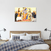 God Lord Krishna Premium Wrapped Canvas (gloss) Afdruk (Insitu (Slaapkamer))