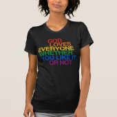 GOD LOVEERT IEDEREEN - T-SHIRT (Voorkant)