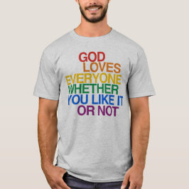 GOD LOVEERT IEDEREEN - T-SHIRT