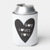 God loves you blikjeskoeler (Blikje Voorkant)