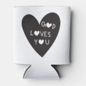 God loves you blikjeskoeler (Voorkant)