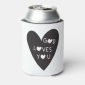 God loves you blikjeskoeler (Blikje Achterkant)