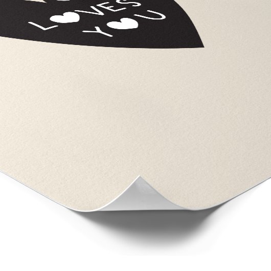 God loves you poster (Hoek)