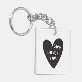 God loves you sleutelhanger (Voorkant Links)