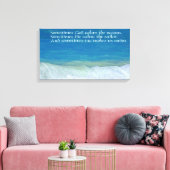 God maakt ons dramatisch schildoek canvas afdruk (Insitu (Woonkamer))