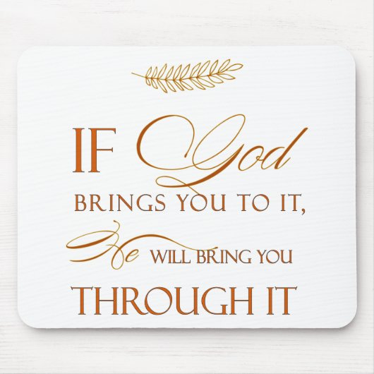 God maakt weg muismat (Voorkant)