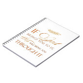 God maakt weg notitieboek (Linkerzijde)